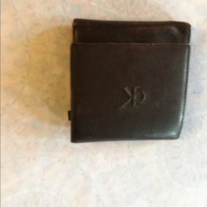 Burgundy leather wallet